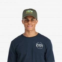 Topo Designs New Women's 5 Panel Snapback Hat - Split Topo