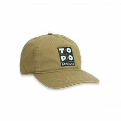 Topo Designs 5 Panel Snapback Hat - Topo 4 Square