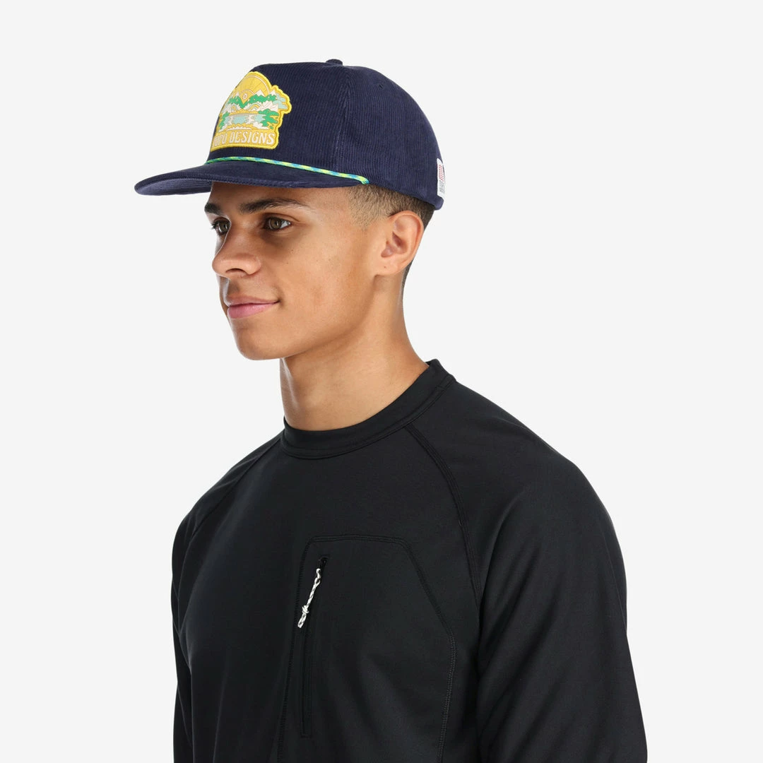 Topo Designs New Men's Corduroy Trucker Hat - Peaks & Valleys 2 Topo Designs New Men's Corduroy Trucker Hat - Peaks & Valleys