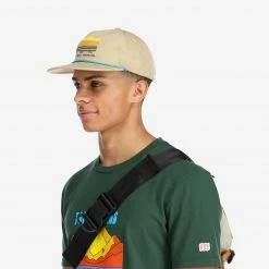 Topo Designs Men's Corduroy Trucker Hat - Strata Map