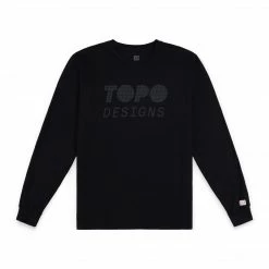 Topo Designs New Men's Grid Logo Tee Long Sleeve - Men's