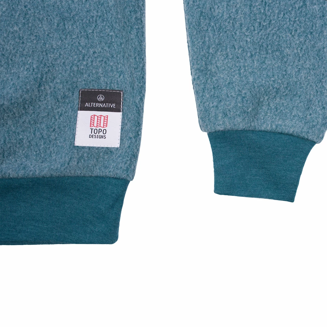 Topo Designs X Alternative Baby Champ Eco-Teddy Sweatshirt - Women's Special Releases 3 Topo Designs X Alternative Baby Champ Eco-Teddy Sweatshirt - Women's Special Releases